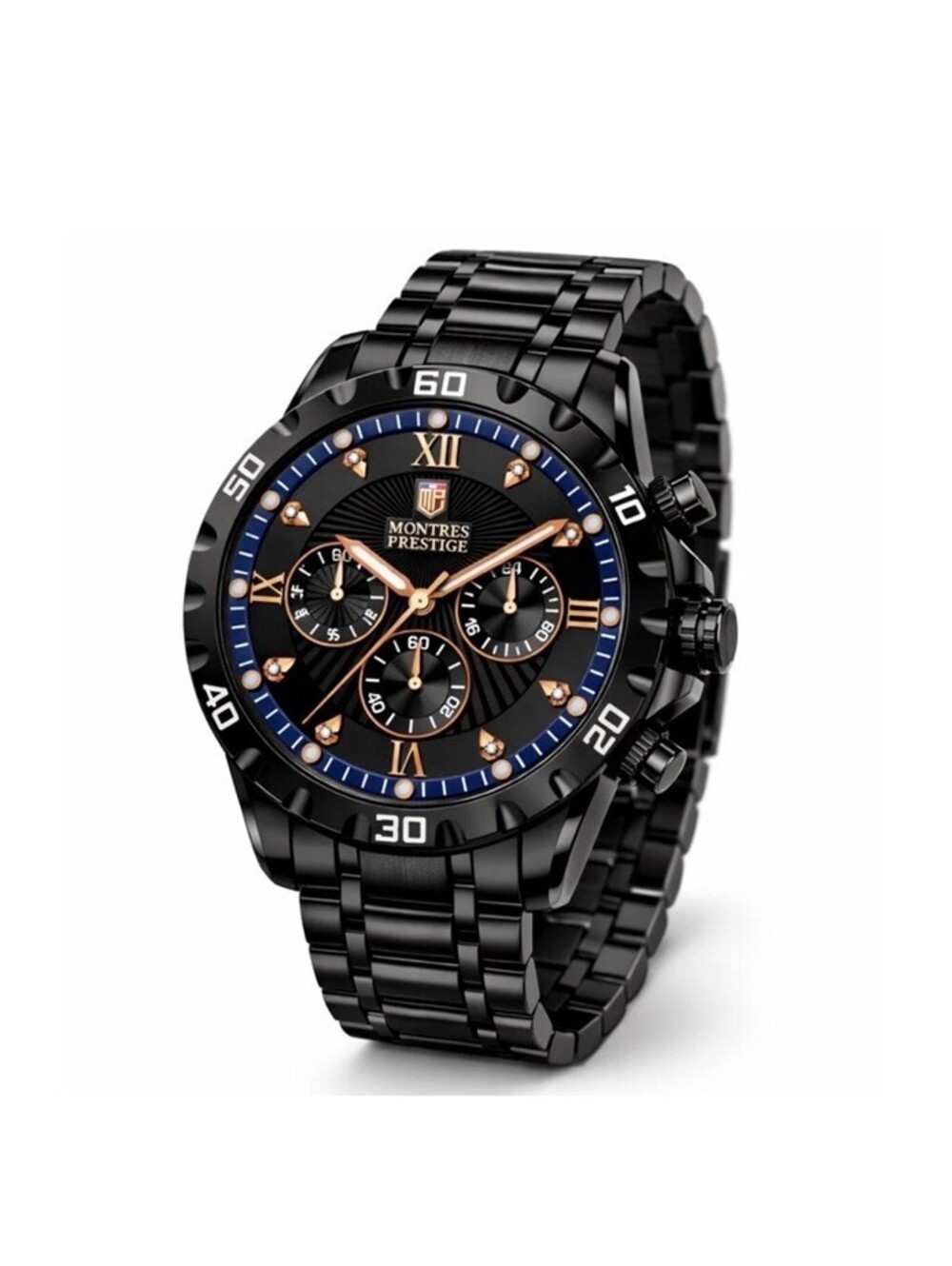 Montres Prestige X Invicta MPW-0331 Men's 44mm Black Quartz Watch New Boxed